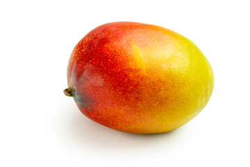 Ripe Mango on a white background