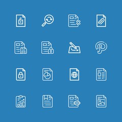 Editable 16 update icons for web and mobile