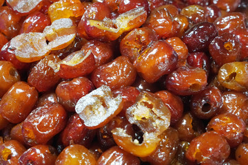 Candied jujube - thai dessert fruit
