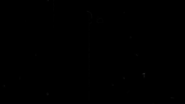 Overlay effect on a frame simulates a corrupted frame with visible defects in HD 1920x1080