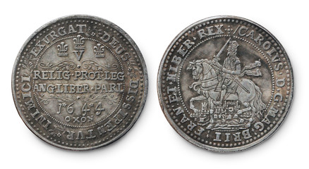British silver Crown of the reign of Charles I