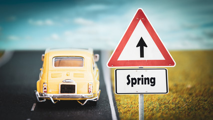 Street Sign to Spring