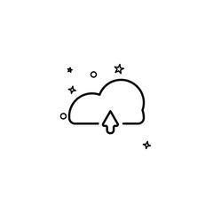 Upload file icon template design