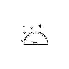 Design a speed measuring icon template
