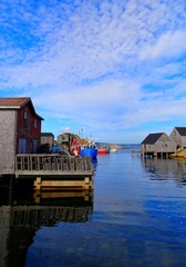 Fototapeta premium North America, Canada, Province of Nova Scotia, Peggy's Cove Harbor City