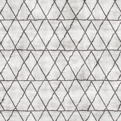 Grungy line geo worn distressed graphic tile faded triangle shape lattice mesh rough graphical design. Seamless repeat raster jpg pattern swatch.