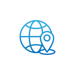 Maps Location icon vector design illustration. Maps icon simple icon symbol for logo, website, graphic elements, app, UI.