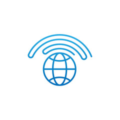 WiFi icon vector design illustration. WiFi vector flat icon symbol for website, mobile, logo, graphic elements, app, UI.