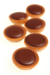 Caramel Candy with Hazelnut and Chocolate