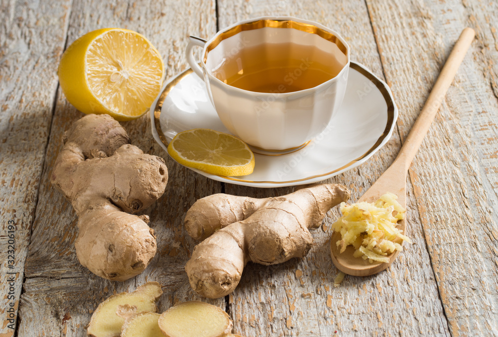 Wall mural ginger tea