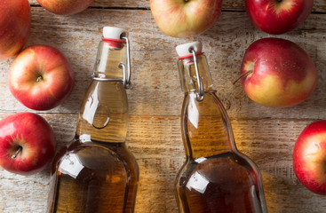 Cider with apples