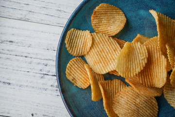 Scattered chips