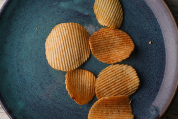 Scattered chips