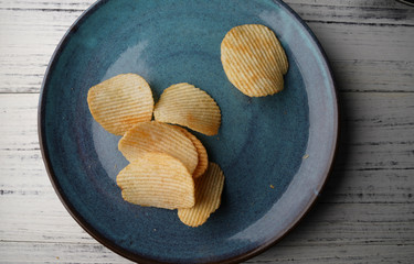 Scattered chips