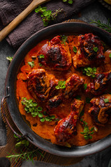 Hot and spicy tikka chicken