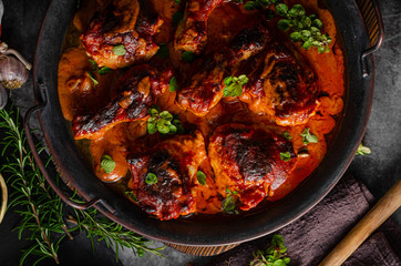 Hot and spicy tikka chicken