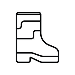 Boot icon vector illustration