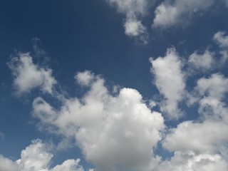 Clouds on the sky after rain