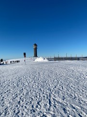 Snowboarding am feldsberg in süddeutschland