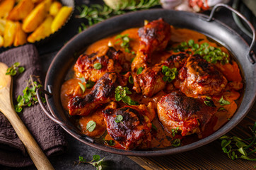 Hot and spicy tikka chicken