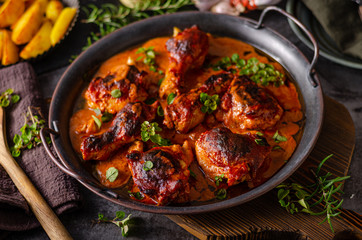 Hot and spicy tikka chicken