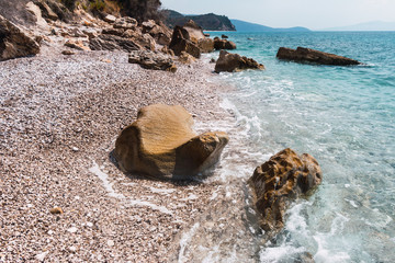 Stone Beaches in Albania