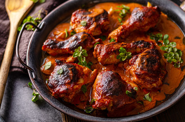 Hot and spicy tikka chicken
