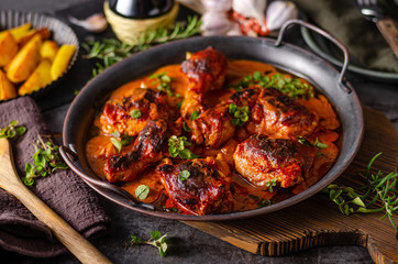 Hot and spicy tikka chicken