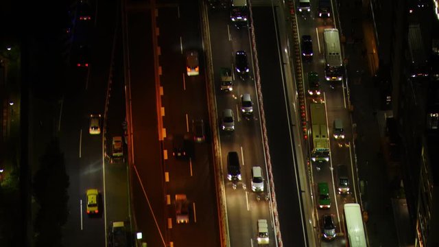 Big City Traffic from the Above (Real Time)
