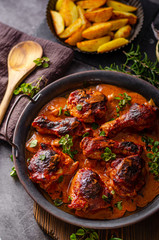 Hot and spicy tikka chicken