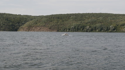 rest and fishing on the Dniester canyon