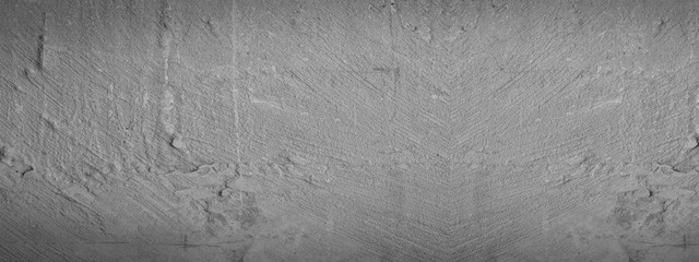 Gray rustic concrete stone texture background banner panorama