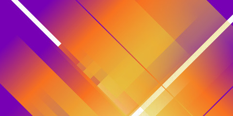Abstract background orange purple gradient with random square pattern for business banner and corporate
