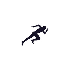 Fototapeta na wymiar Running and Marathon Logo Vector Design. Running man vector symbol. Sport and competition concept.