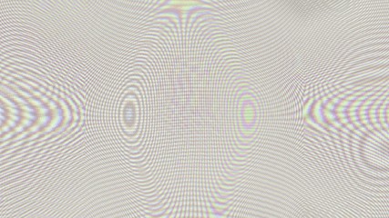 An extreme moire effect (an unpleasant, unnatural pattern) on a computer screen surface. Intentionally degraded image.