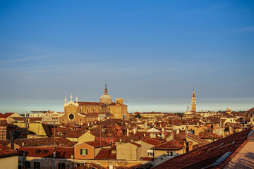 Fototapeta na wymiar beautiful view of Venice from a terrace