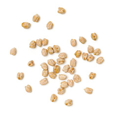 Chickpeas isolated on a white background