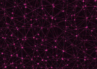 Abstract Low Polygon Mesh Generative Art background illustration