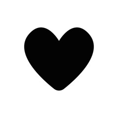 Love heart shape icon