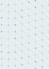 Abstract Low Polygon Mesh Generative Art background illustration