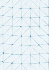 Abstract Low Polygon Mesh Generative Art background illustration