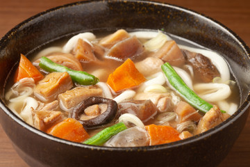 筑前煮のうどん