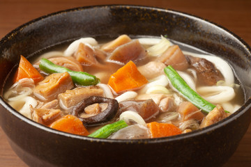 筑前煮のうどん