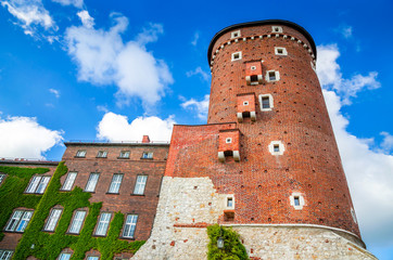 Fototapeta Beautiful Wawel castle in Krakow Poland. obraz