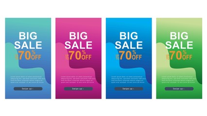 modern background design for big sale banners, sale banner template, background banners, modern vector design, creative concept, easy to edit and customize