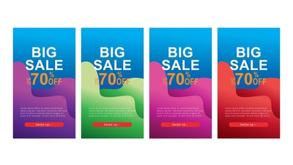 modern background design for big sale banners, sale banner template, background banners, modern vector design, creative concept, easy to edit and customize