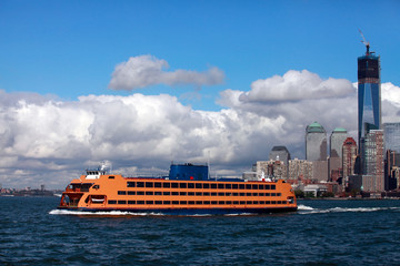Regular ferry service between New York City - Manhattan and Staten Island - 323248137