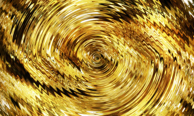 Goldener Wasserstrudel