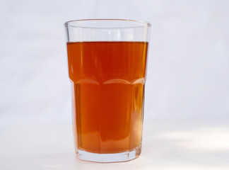 Close up beal juice in a cup.