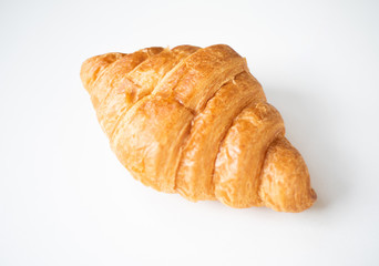 croissant on white background.